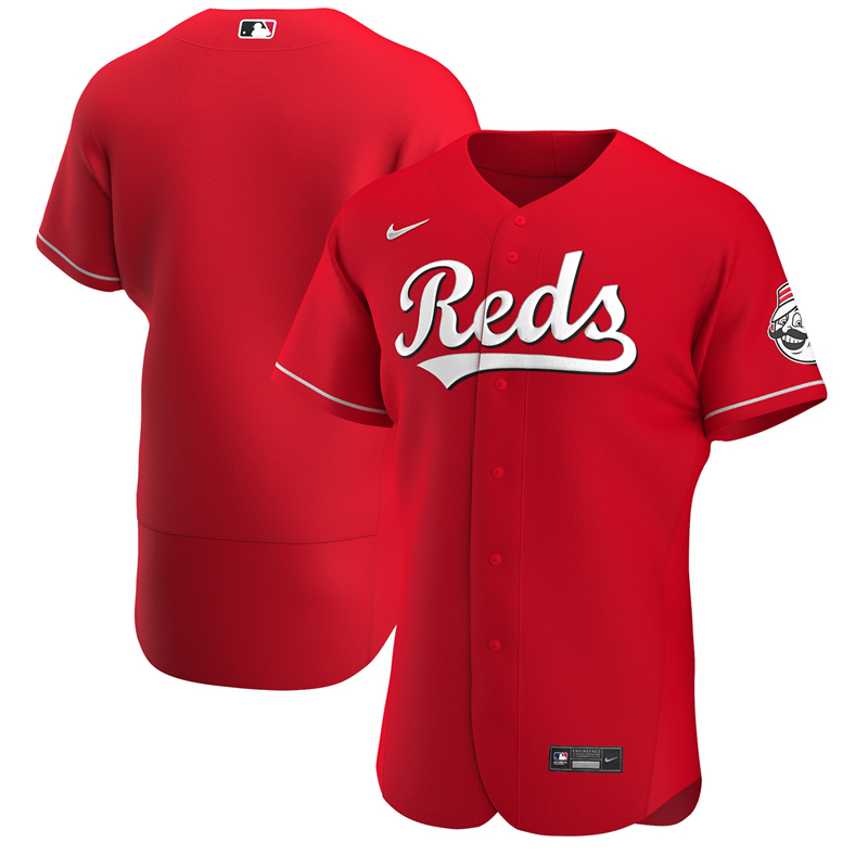 2020 MLB Men Cincinnati Reds Nike Scarlet Alternate 2020 Authentic Team Jersey 1->cincinnati reds->MLB Jersey